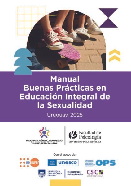Tapa: Manual de Buenas Prácticas de Educación Integral de la Sexualidad. Uruguay 2025