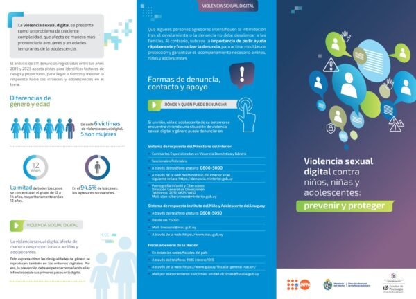 Tapa: Violencia sexual digital contra niños, niñas y adolescentes: prevenir y proteger